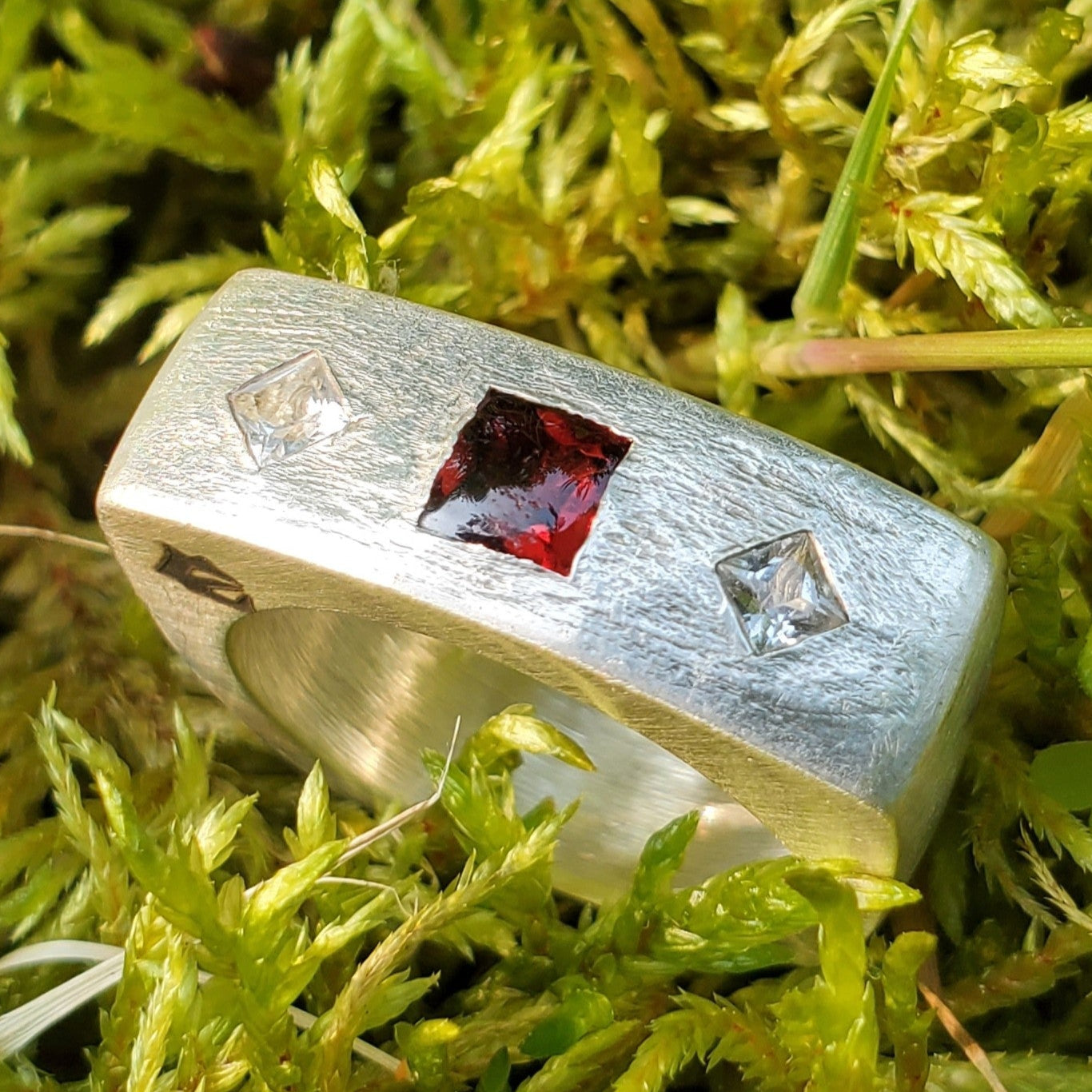 Garnet Sapphire Signet
