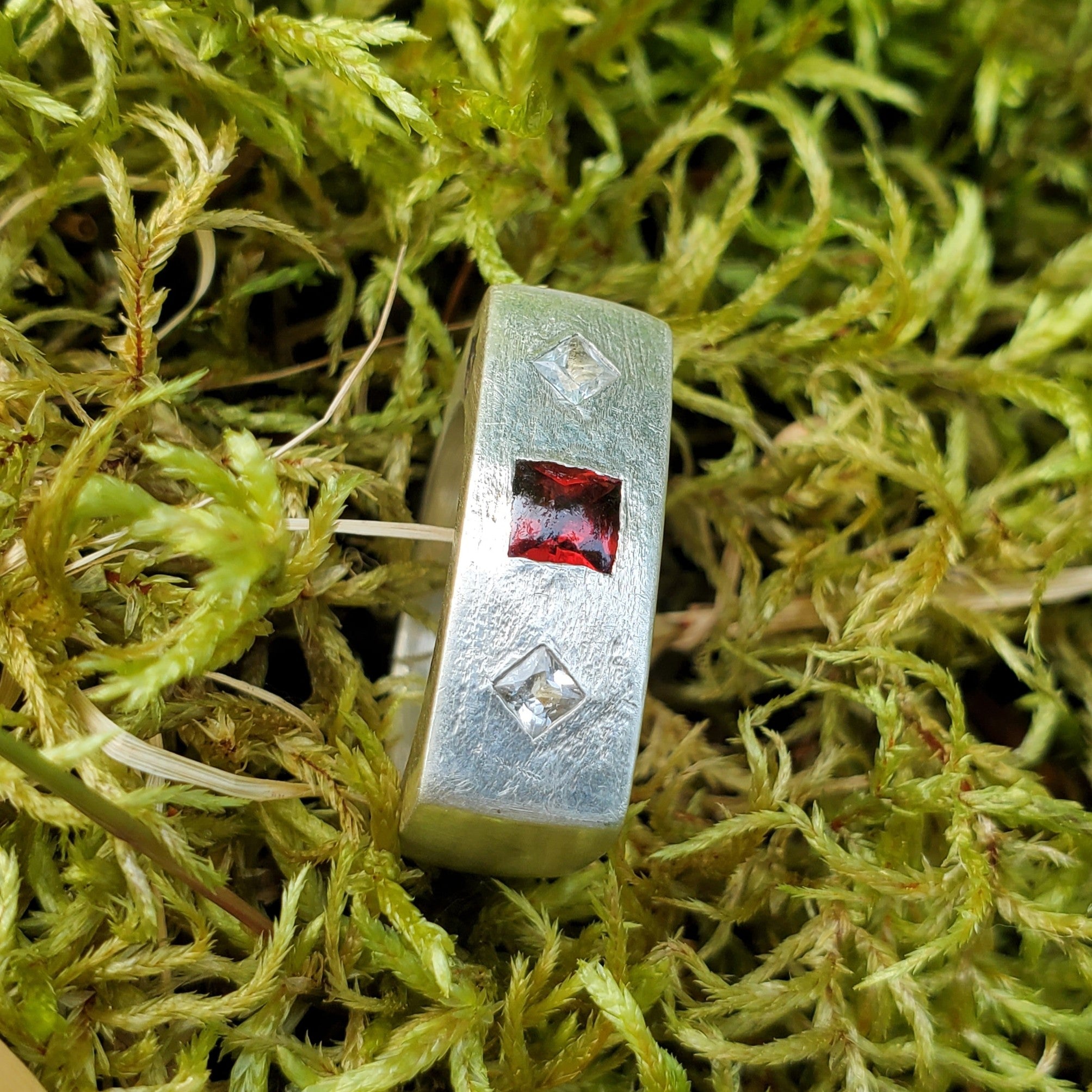 Garnet Sapphire Signet