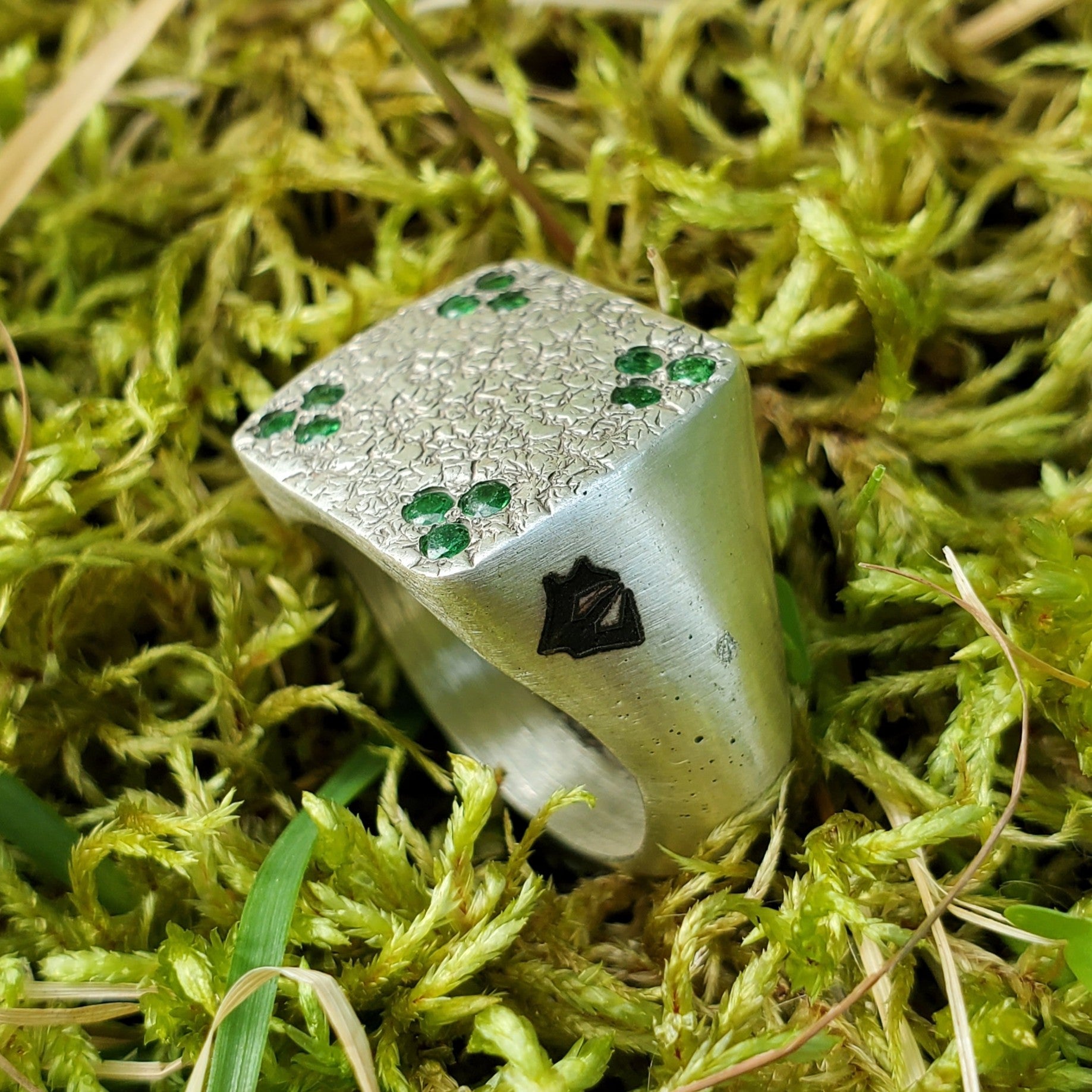 Tsavorite Garnet Signet